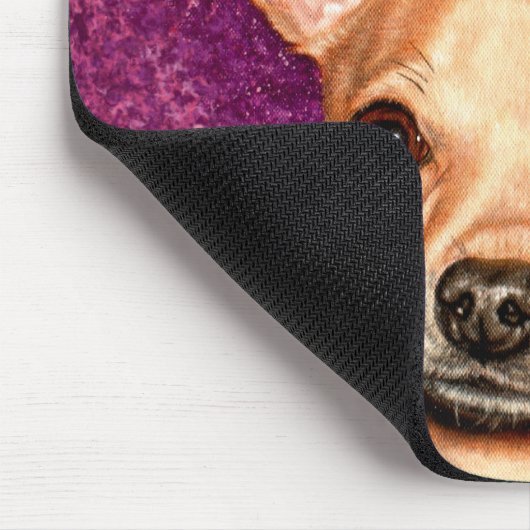 Chihuahua-Porträt Mousepad (Ecke)