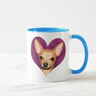 Chihuahua-Porträt Tasse