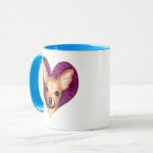 Chihuahua-Porträt Tasse (Vorderseite Links)