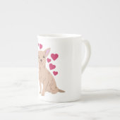 Chihuahua Porzellantasse (Vorderseite Rechts)