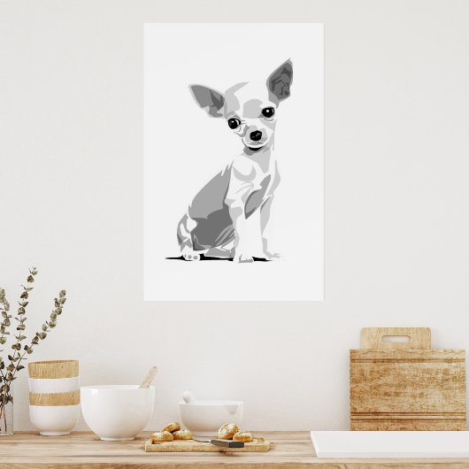 Chihuahua Poster (Küche)