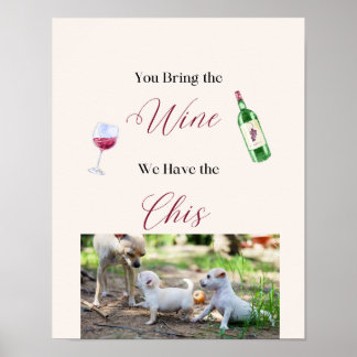 Chihuahua Poster Fügen Sie Ihre eigenen Chihuahuua