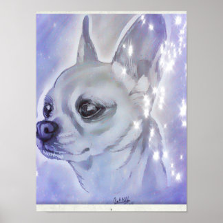 Chihuahua Poster von Carol Zeock