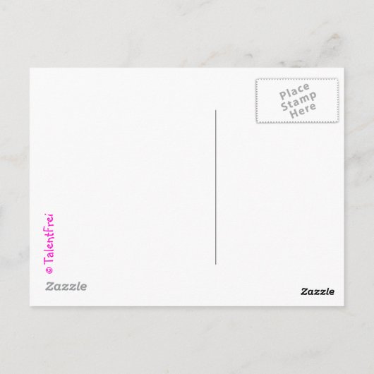 Chihuahua Postkarte (Rückseite)