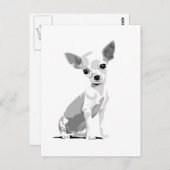 Chihuahua-Postkarte Postkarte (Vorne/Hinten)