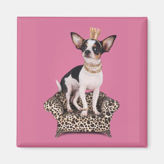 Chihuahua Princess Magnet (Vorne)