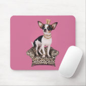 Chihuahua Princess Mousepad (Mit Mouse)