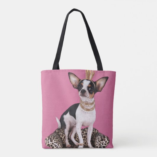 Chihuahua-Prinzessin Tasche (Rückseite)