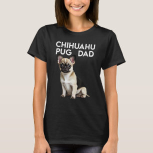 Chihuahua Pug Puggy Pug Pugly Mops Hund für den be T-Shirt