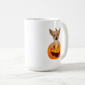 Chihuahua Pumpkin-Kaffeezucht-Tasse Kaffeetasse (VorderseiteRechts)