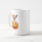 Chihuahua Pumpkin-Kaffeezucht-Tasse Kaffeetasse (Vorderseite Links)