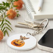 Chihuahua Pumpkin Schlüsselanhänger (Vorderseite rechts)