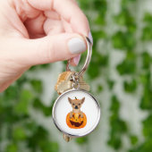 Chihuahua Pumpkin Schlüsselanhänger (Hand)