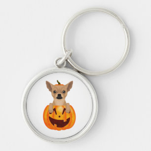 Chihuahua Pumpkin Schlüsselanhänger