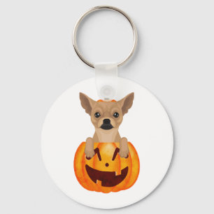 Chihuahua Pumpkin Schlüsselanhänger