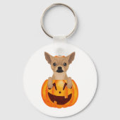 Chihuahua Pumpkin Schlüsselanhänger (Rückseite)