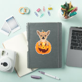 Chihuahua Pumpkin Sticker (iPad Hülle)