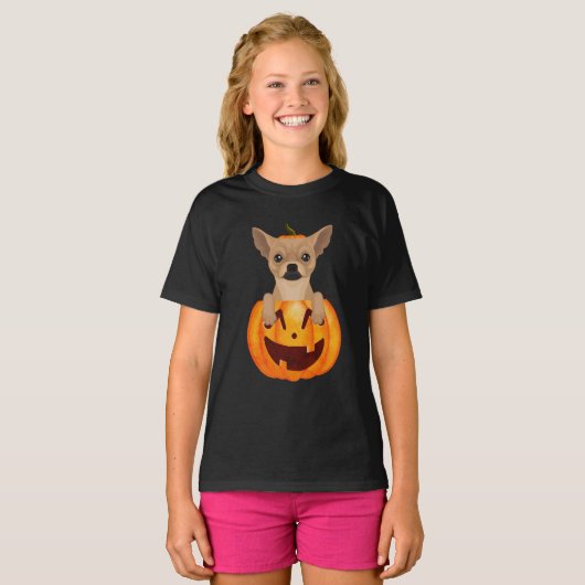 Chihuahua Pumpkin T - Shirt (Vorne ganz)
