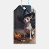 Chihuahua Pumpkins Halloween Beängstigend Geschenkanhänger (Vorderseite)