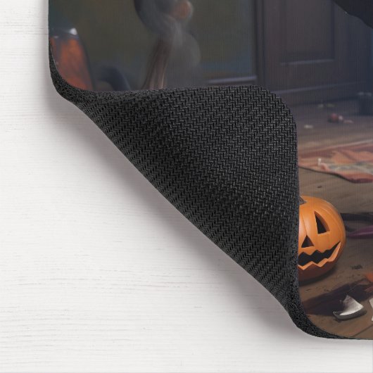 Chihuahua Pumpkins Halloween Beängstigend Mousepad (Ecke)