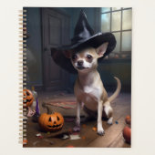 Chihuahua Pumpkins Halloween Beängstigend Planer (Vorderseite)