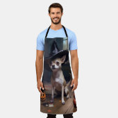Chihuahua Pumpkins Halloween Beängstigend Schürze (Getragen)
