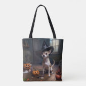 Chihuahua Pumpkins Halloween Beängstigend Tasche (Rückseite)