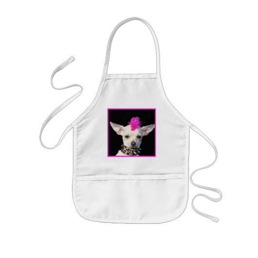 Chihuahua-Punk Kinderschürze (Vorne)