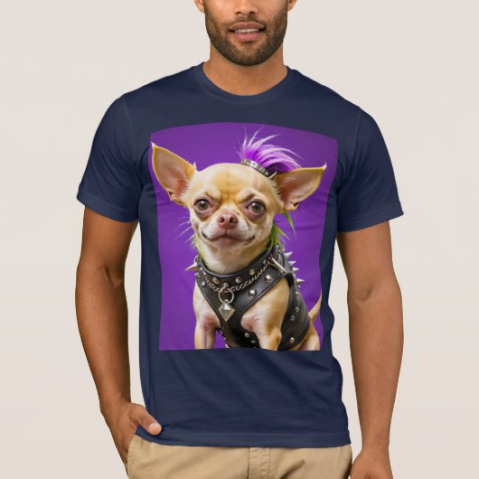 CHIHUAHUA PUNK ROCK 4 T-Shirt (Vorderseite)