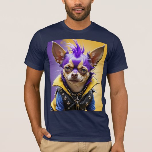 CHIHUAHUA PUNK ROCK 7 T-Shirt (Vorderseite)