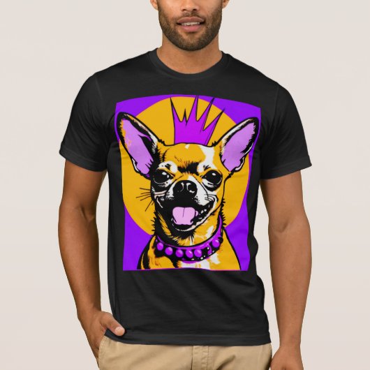 CHIHUAHUA PUNK ROCKER 7 T-Shirt (Vorderseite)