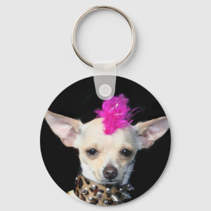 Chihuahua Punk Schlüsselanhänger