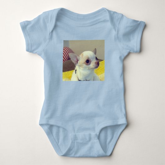 Chihuahua Puppy Baby Bodysuit Baby Strampler (Vorderseite)
