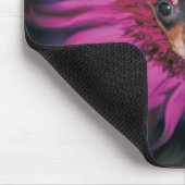 Chihuahua Puppy Blume Blossom Maus Pad Mousepad (Ecke)