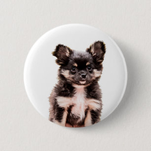 Chihuahua Puppy Dog Button