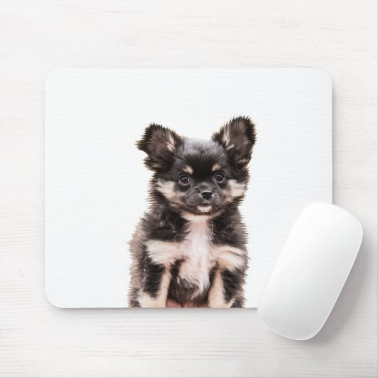 Chihuahua Puppy Dog Mousepad (Mit Mouse)