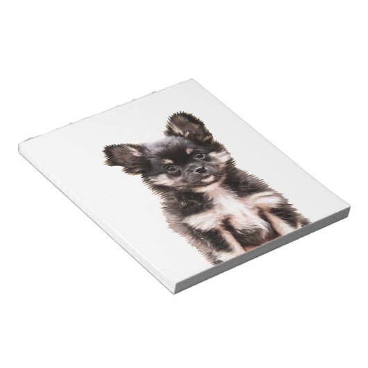 Chihuahua Puppy Dog Notizblock (angewinkelt)