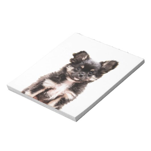 Chihuahua Puppy Dog Notizblock (Rotiert)