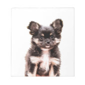 Chihuahua Puppy Dog Notizblock (Vorderseite)