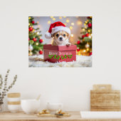 Chihuahua Puppy Dog's Christmas Poster (Küche)