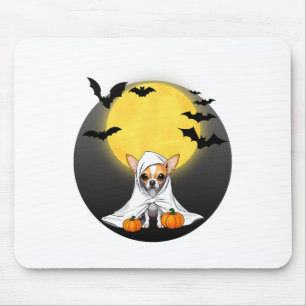 Chihuahua Puppy Ghost Halloween Kostüm - Kleines T Mousepad