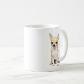Chihuahua Puppy Kaffeetasse (VorderseiteRechts)