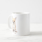 Chihuahua Puppy Kaffeetasse (Vorderseite Links)