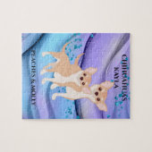 CHIHUAHUA PUZZLE & INDIVIDUELLE NAME VON PET & KIN (Horizontal)