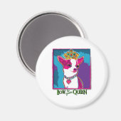 Chihuahua Queen Magnet (Vorderseite/Rückseite)