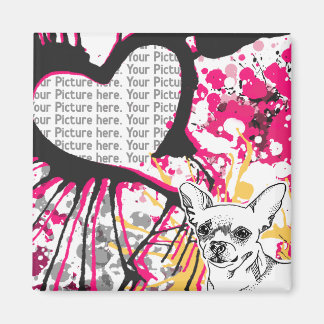 Chihuahua-Rahmen Magnet