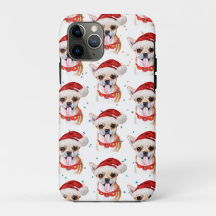 Chihuahua-Rasse Wasserfarben-Hundemuster Weihnacht Case-Mate iPhone Hülle