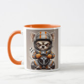 Chihuahua Rennfahrer. Tasse (Links)