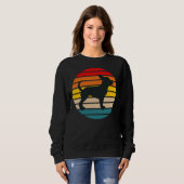 Chihuahua Retro Sunset Sweatshirt (Vorne ganz)