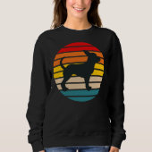 Chihuahua Retro Sunset Sweatshirt (Vorderseite)